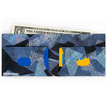 画像をギャラリービューアに読み込む, RFID Slim Wallet-BLUE CAMO-ART066BCA