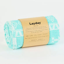 画像をギャラリービューアに読み込む, Vista ジャガードタオル Single - コットンブランケット _ VIS919_seafoam