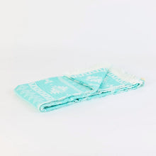 画像をギャラリービューアに読み込む, Vista ジャガードタオル Single - コットンブランケット _ VIS919_seafoam