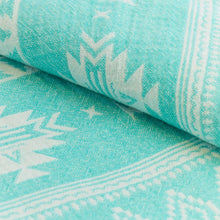 画像をギャラリービューアに読み込む, Vista ジャガードタオル Single - コットンブランケット _ VIS919_seafoam