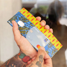 画像をギャラリービューアに読み込む, RFID Slim Wallet-AFRICA-ART076AFR