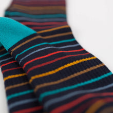 画像をギャラリービューアに読み込む, PACT - Men's Beachcomber Stripe Premium Crew Sock - EA1-MSP-BMS-1S