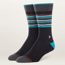 画像をギャラリービューアに読み込む, PACT - Men's Boulder Stripe Premium Crew Sock - EA1-MSP-BOS-1S