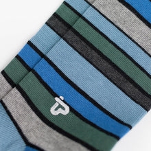 画像をギャラリービューアに読み込む, PACT - Men's Original Stripe Premium Crew Sock - EA1-MSP-ONS-1S